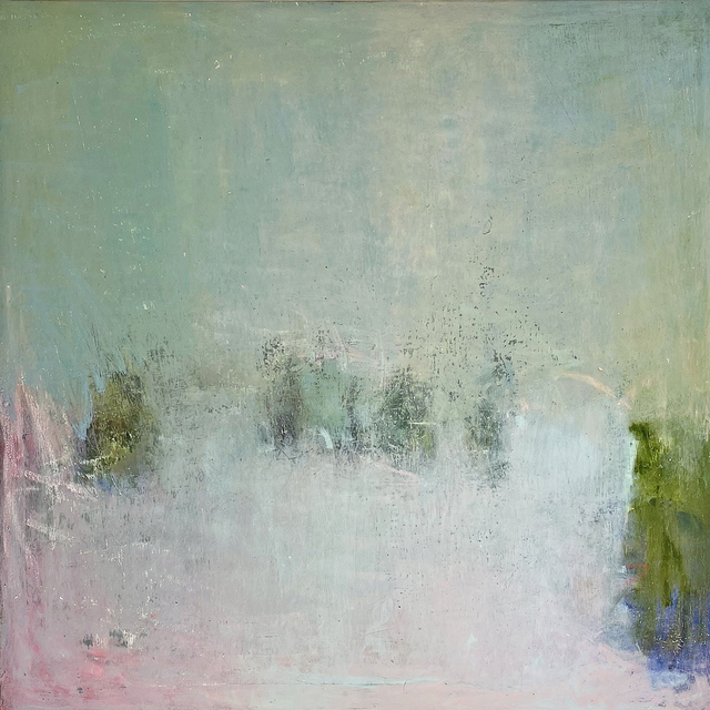 Sandrine Kern, ‘Pink Daze’, 2019, Painting, Oil and cold wax on canvas, Madelyn Jordon Fine Art