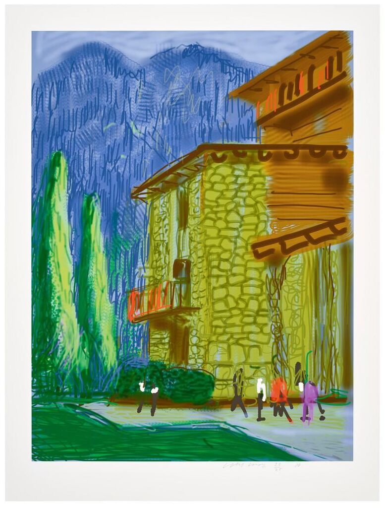 David Hockney - Untitled No. 1, from The Yosemite Suite