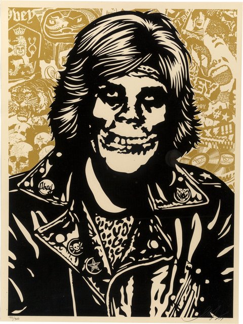 Shepard Fairey, ‘Fiend Rocker (Gold)’, 2007, Heritage Auctions