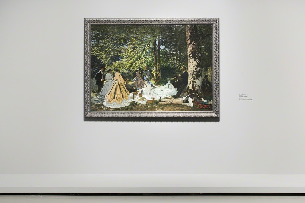 View of Room 4 "Landscapes/Impression"
Claude Monet, Le Déjeuner sur l'herbe, 1866
Musée d'Etat des Beaux-Arts Pouchkine, Moscou
© Fondation Louis Vuitton / Martin
Argyroglo View of Room 4 "Landscapes/Impression"
Claude Monet, Le Déjeuner sur l'herbe, 1866
Musée d'Etat des Beaux-Arts Pouchkine, Moscou
© Fondation Louis Vuitton / Martin
Argyroglo