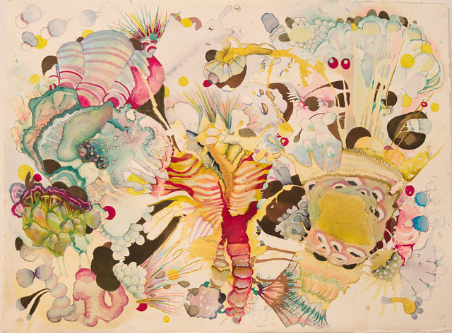 Rebecca Brantley, ‘Untitled #3, 2017’, 2017, Painting, Watercolor and acrylic, Linda Matney Gallery