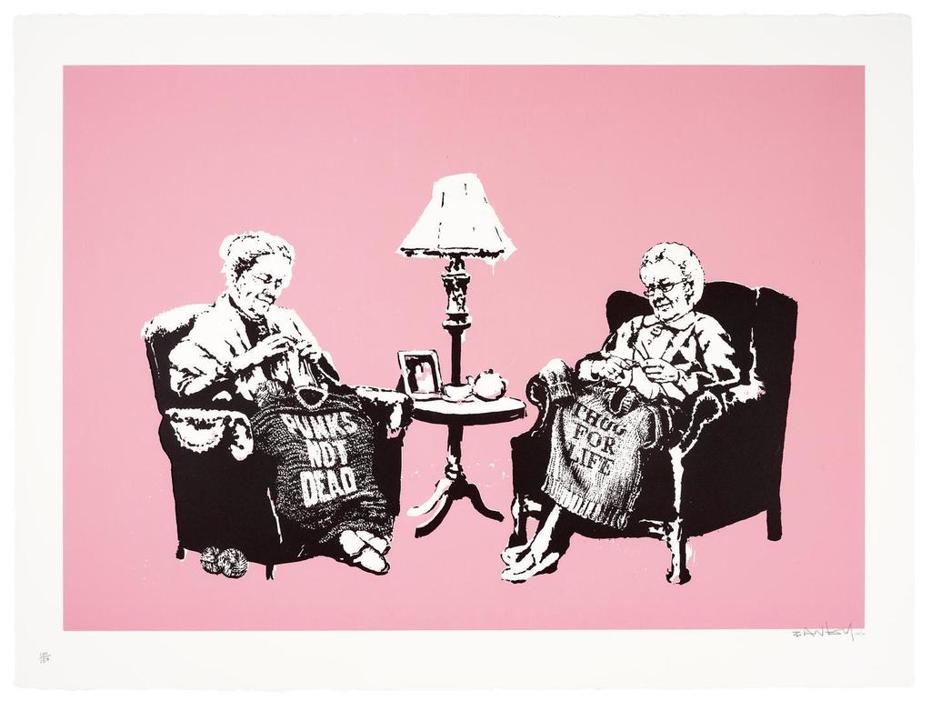 Banksy - GRANNIES