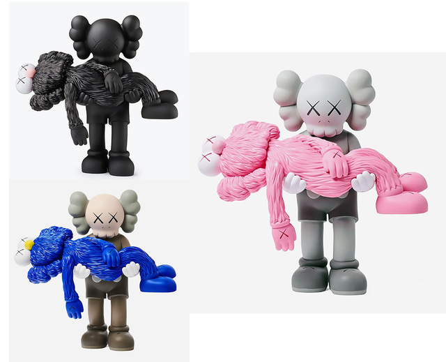 KAWS, ‘KAWS GONE: Complete Set of 3 (KAWS GONE companions)’, 2019, Lot 180