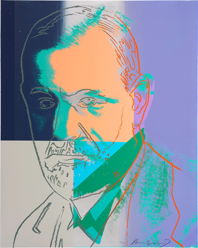 Andy Warhol - Sigmund Freud, from Ten Portraits of Jews of the Twentieth Century (F. & S. 235)