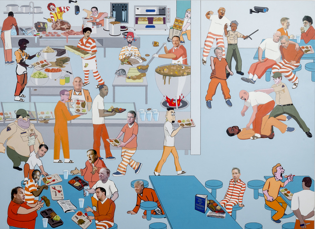 Nancy Chunn, ‘Scene V: The Jail, Detail: Kitchen Cafeteria’, 2016, Ronald Feldman Gallery