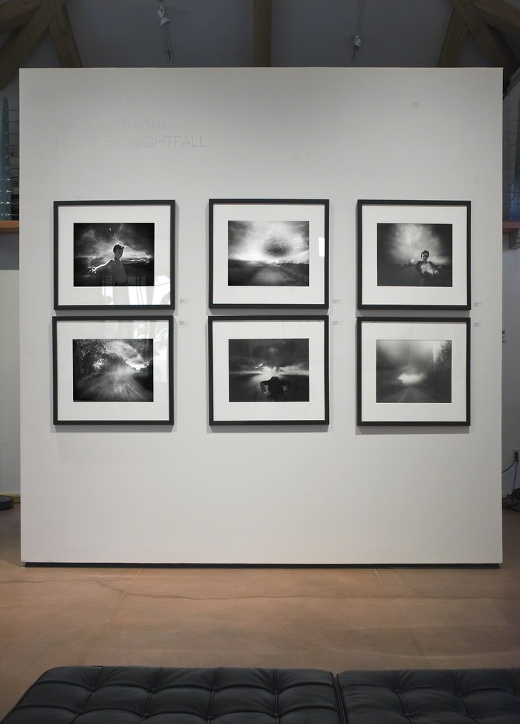 Images from Angela Bacon-Kidwell's series Home By Nightfall installed in photo-eye Gallery's Main room. Images from Angela Bacon-Kidwell's series Home By Nightfall installed in photo-eye Gallery's Main room.