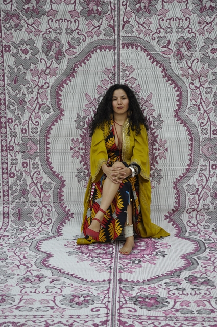 Hassan Hajjaj, ‘Luzmira’, 2010, Photography, Metallic Lambda print on 3mm Dibond, Newark Museum