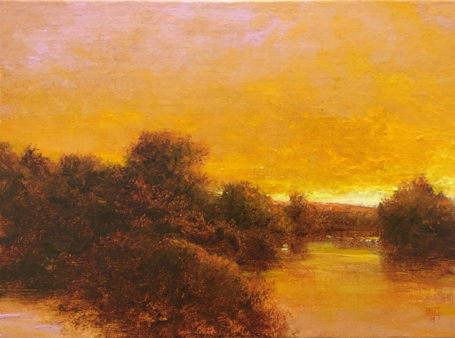 Shawn Krueger, ‘Golden Evening, Grand River’, 2019, Abend Gallery
