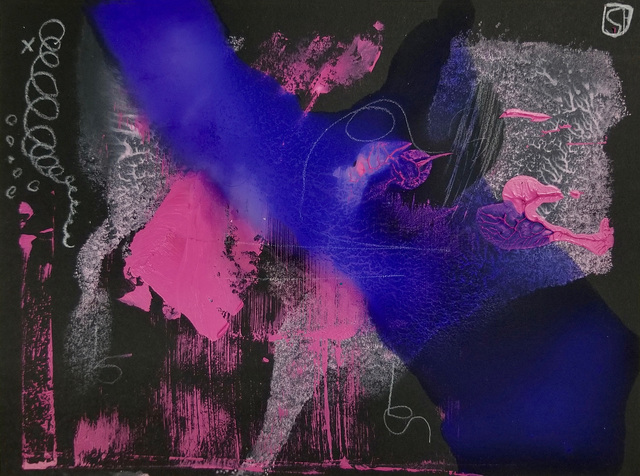 Daniel Martin Sullivan, ‘Kafkaesque’, 2020, Drawing, Collage or other Work on Paper, Oil and Wax Pencil on Paper, The Art House