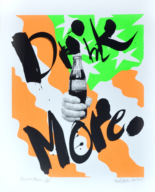 Ushio Shinohara, ‘Drink More’, 2014, Print, Silkscreen, Ronin Gallery