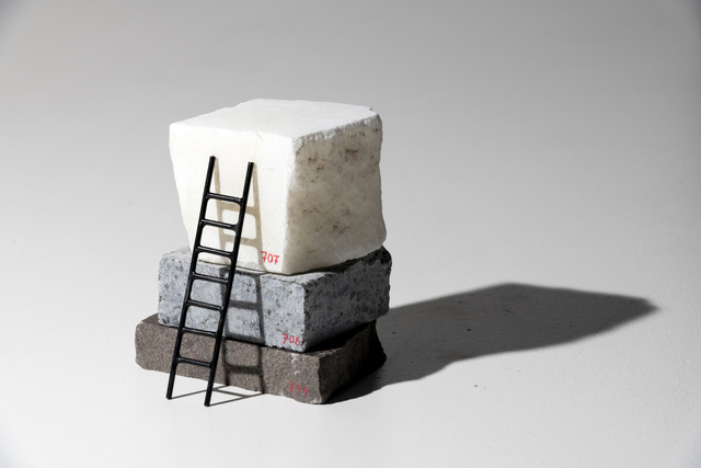 Adeline de Monseignat, ‘Stack Sample VII ’, 2019, Sculpture, Marble, Limestone and Patinated Bronze, bo.lee gallery