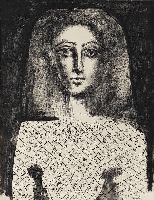 Pablo Picasso, ‘Le Corsage à Carreux’, 1949, Print, Lithograph, on Arches paper, Christie's