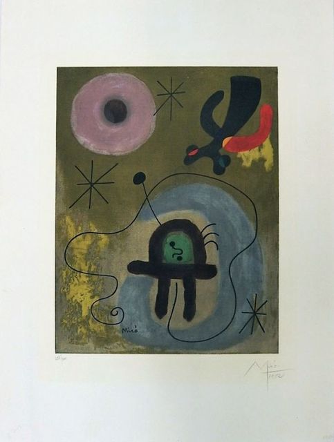 Joan Miró, ‘Mauve de la Lune ’, 1952, Le Coin des Arts