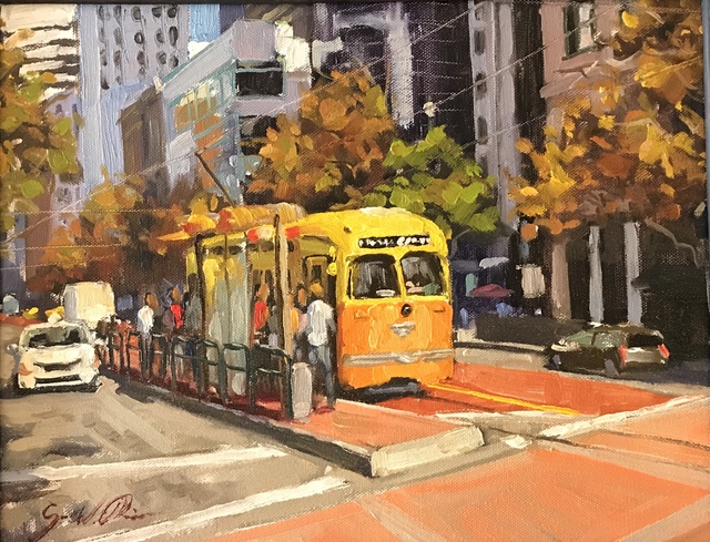 Scott W. Prior, ‘Market Street Trolley’, 2010-2018, Helena Fox Fine Art