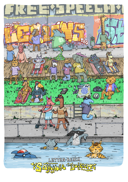Louane, ‘Sommer In Zuerich’, 2019, Print, High quality digital print - Edition of 50, KOLLY GALLERY