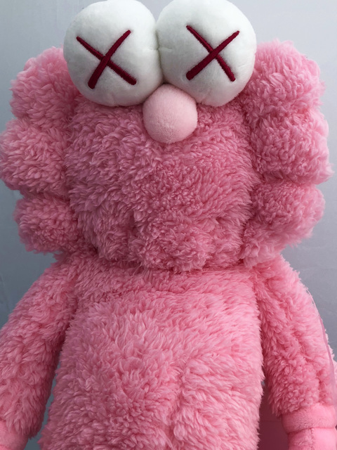 kaws doll pink