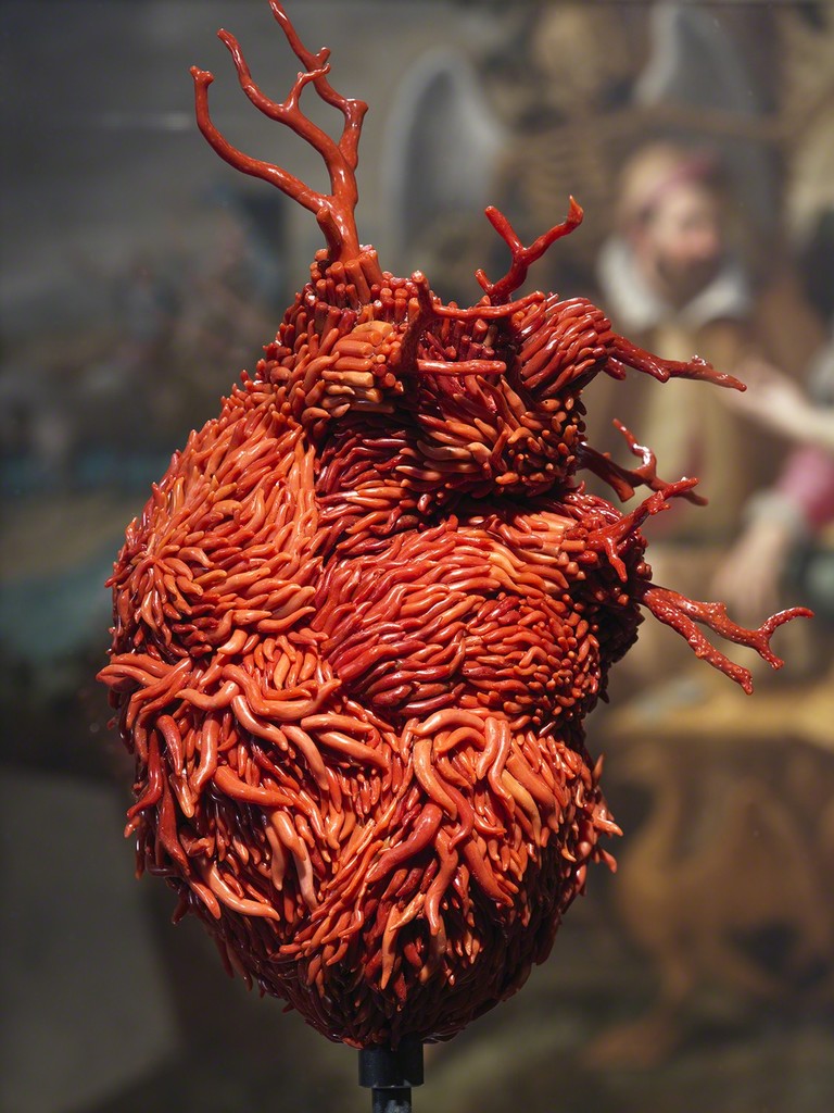 The Red Gold Passion, Deep Precious Coral, pigment, polymere The Red Gold Passion, Deep Precious Coral, pigment, polymere