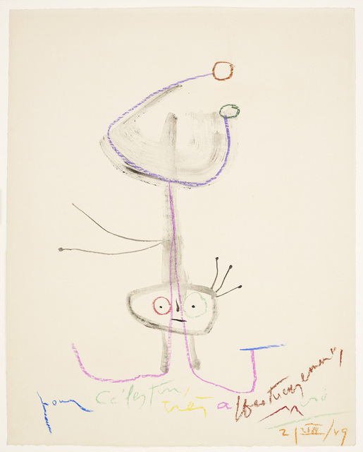 Joan Miró, ‘UNTITLED PERSONNAGE’, 1959, Galerie Maximillian