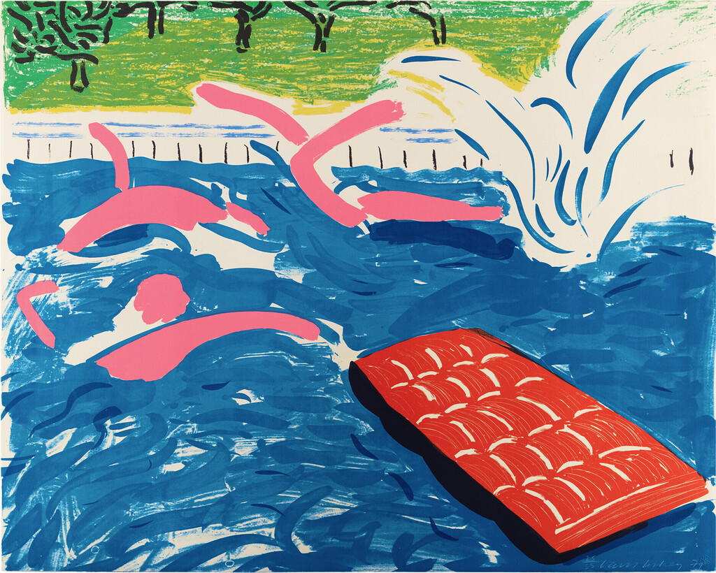 David Hockney - Afternoon Swimming (T.G. 266, M.C.A.T. 233, W.G. 87)