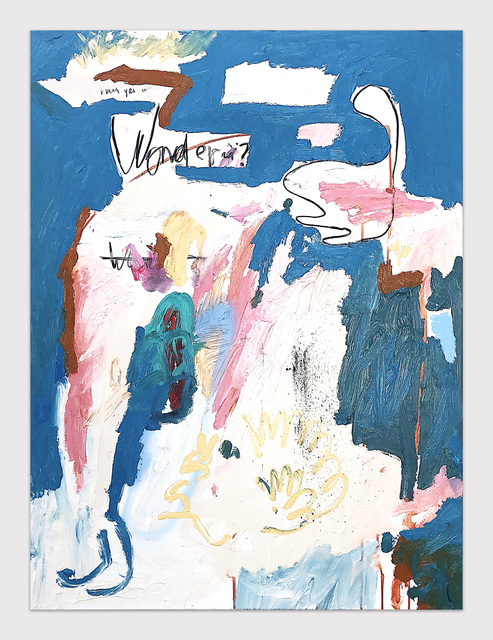 Thai Mainhard, ‘How Deep Is Your Love’, 2019, Painting, Acrylic and charcoal on canvas, ROMAN SVIRIDOV