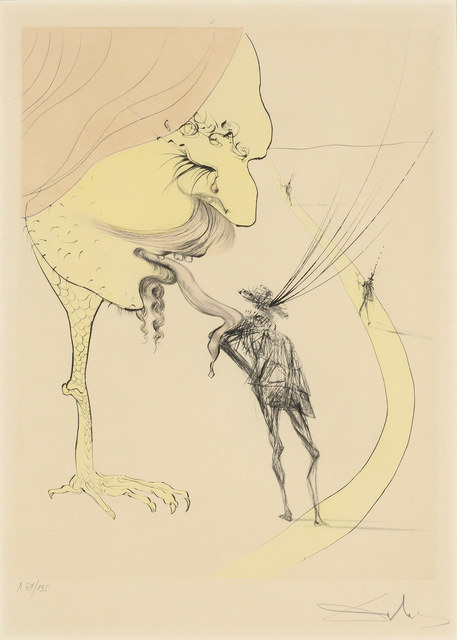 Salvador Dalí, ‘PICASSO: A TICKET FOR GLORY (F. 74-8C; MICHLER/LÖPSINGER 670)’, 1974, Doyle