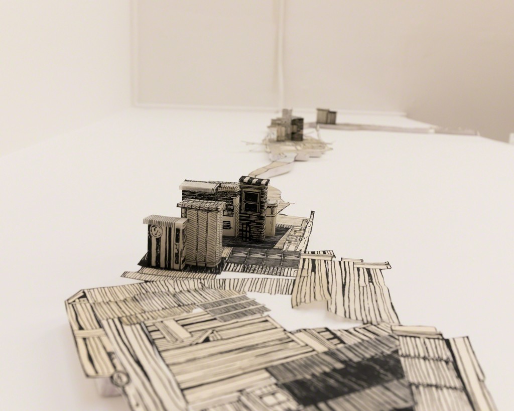 Detail of Jessica Meunink-Ganger's work in the exhibition Prologue at The Alice Wilds. Detail of Jessica Meunink-Ganger's work in the exhibition Prologue at The Alice Wilds.