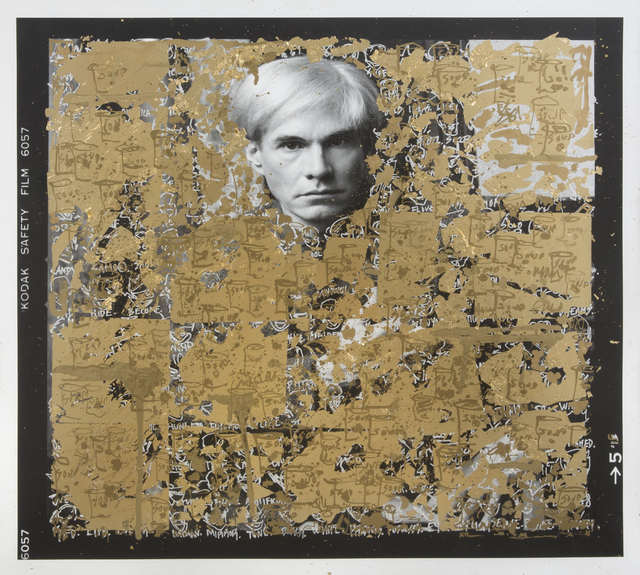 Karen Bystedt, ‘Gold Andy’, 2015, Photography, Photographic print with gold leaf and acrylic, Julien's Auctions