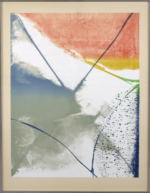Paul Jenkins, ‘Untitled’, 1981, Print, Lithograph on paper, Berry Campbell Gallery