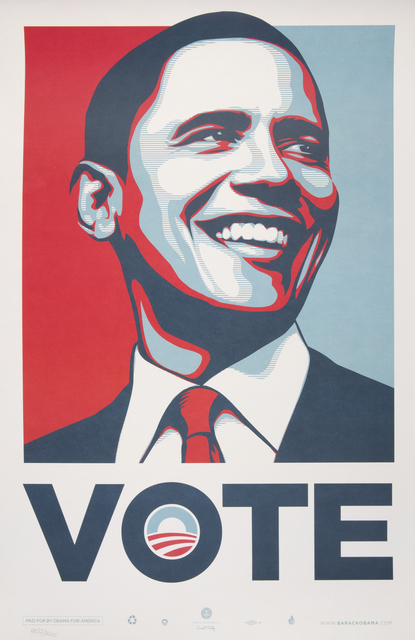 Shepard Fairey, ‘Vote Obama’, Julien's Auctions