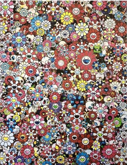 Takashi Murakami, ‘Dazzling Circus: Embrace Peace and Darkness with Thy Heart’, 2020, Print, Archival pigment print, Lougher Contemporary