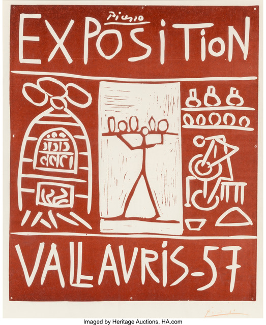 Pablo Picasso, ‘Exposition Vallauris 57’, 1957, Heritage Auctions