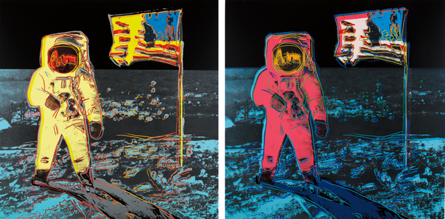 Andy Warhol, ‘Moonwalk’, 1987, Print, The complete set of two screenprints in colors, on Lenox Museum Board, the full sheets, Phillips