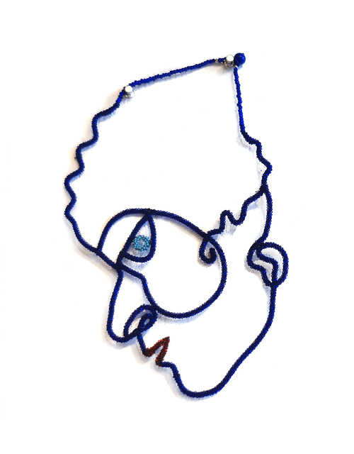 Joyce J. Scott, ‘Blue Face’, 2006, Mobilia Gallery