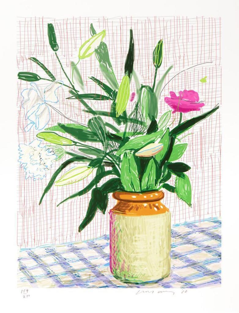 David Hockney - Untitled no. 516, from A Bigger Book: Art Edition D