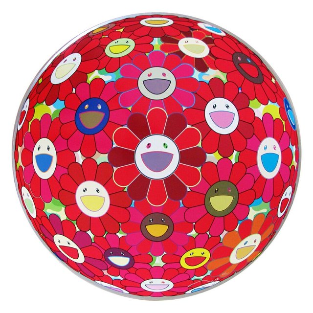 Takashi Murakami, ‘Flowerball (3D) Red Cliff ’, 2008, Pop Fine Art