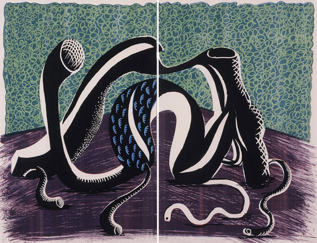 David Hockney, ‘Extending, February 1990 ’, 1990, Kenneth A. Friedman & Co.