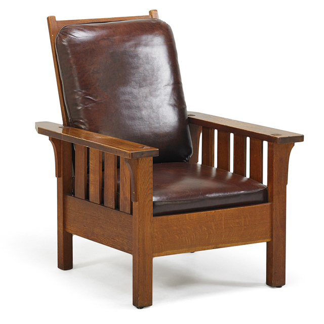 Charles Stickley, ‘Morris Chair, Binghamton, NY’, ca. 1908, Rago/Wright