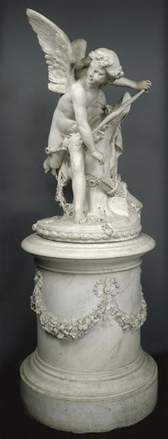 Jean-Pierre-Antoine Tassaert, ‘L'Amour prêt à lancer un trait (Cupid ready to shoot his an arrow)’, Musée national du château de Malmaison