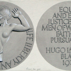 Rockwell Kent, Medal Design for Justice Hugo Black (1938)