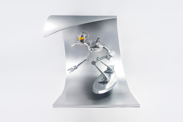Hajime Sorayama, ‘CLASSIC ROBOT SURF’, 2018, Sculpture, Mix material, Alloy, Dope! Gallery