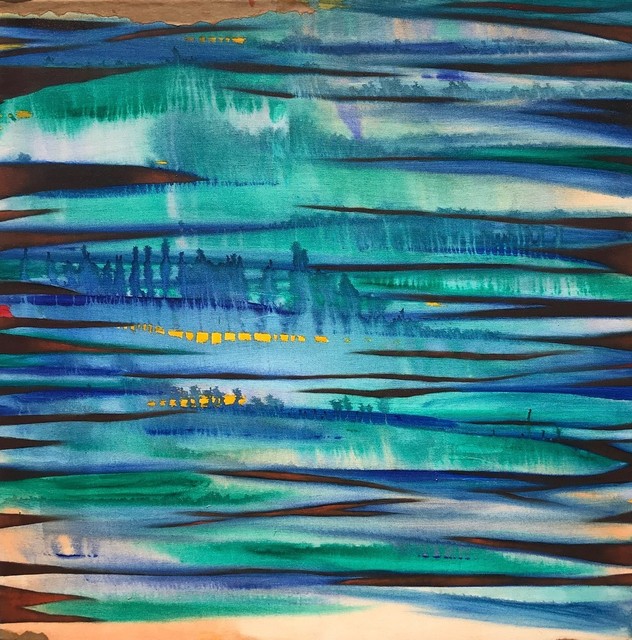 Javier David Ramos, ‘Contemplación de la laguna I’, 2017, Painting, Acrylic on canvas, Biaggi & Faure Fine Art