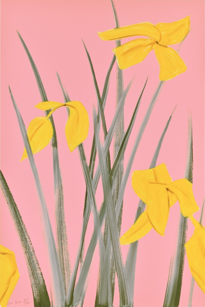 Alex Katz - Yellow Flags 3