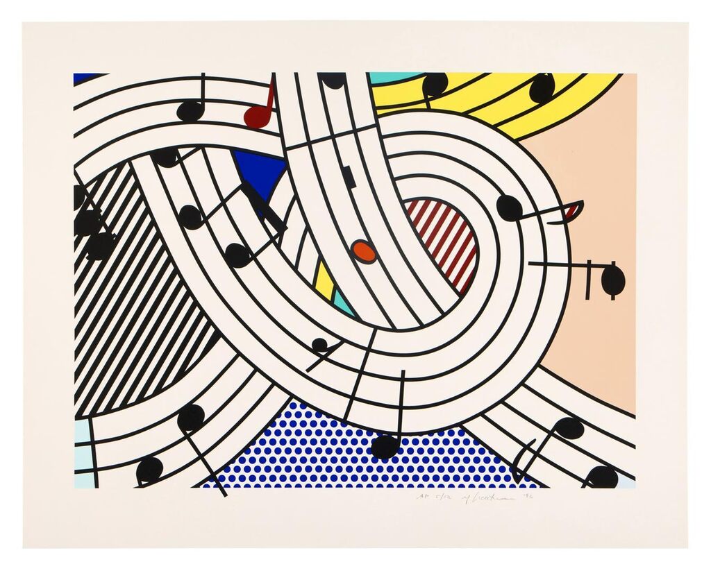 Roy Lichtenstein - Composition II (Corlett 298; RLCR 4497)