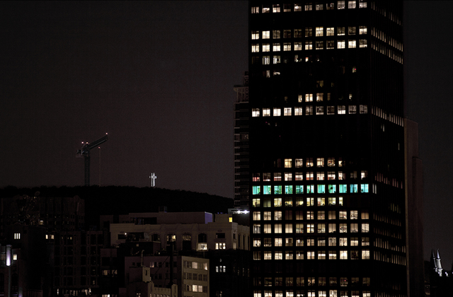 Aude Moreau, ‘La ligne bleue (test #2)’, 2014, Bradley Ertaskiran