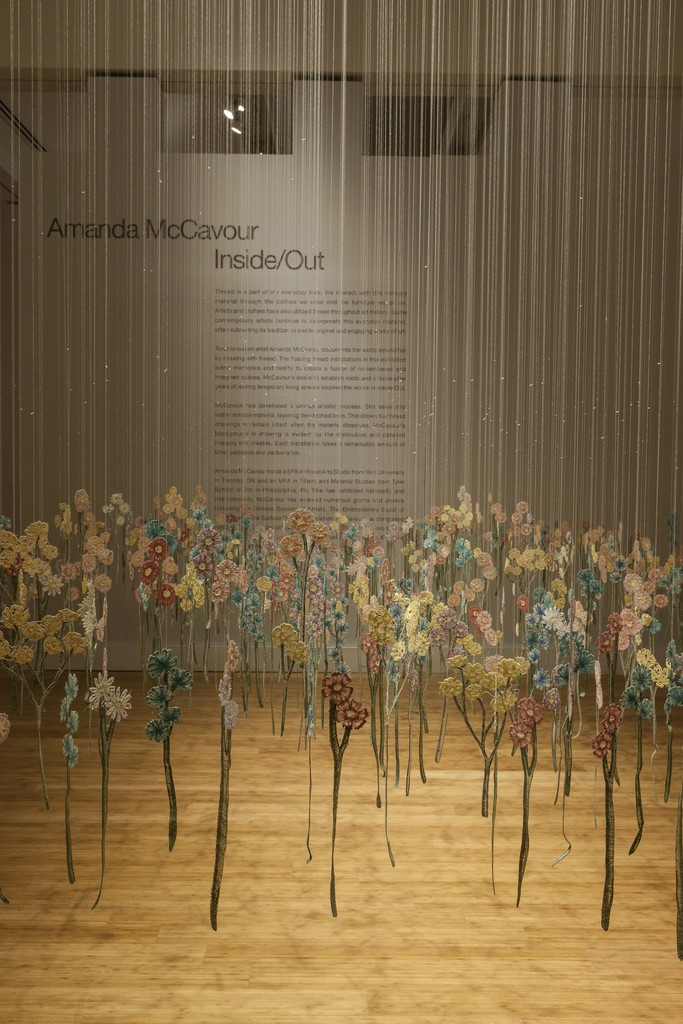 Amanda McCavour: Inside/Out. Installation view at the Virginia Museum of Contemporary Art. Photograph by Glen McClure Amanda McCavour: Inside/Out. Installation view at the Virginia Museum of Contemporary Art. Photograph by Glen McClure