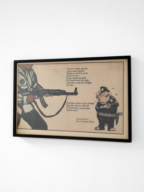 Emory Douglas, ‘"We'll just have to get guns and be men"’, 1970, Ephemera or Merchandise, Newspaper, Bim Bam Gallery