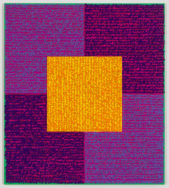 Louise P. Sloane, ‘VVPPO’, 2015, Painting, Acrylic paint and pastes on aluminum panel, Spanierman Modern
