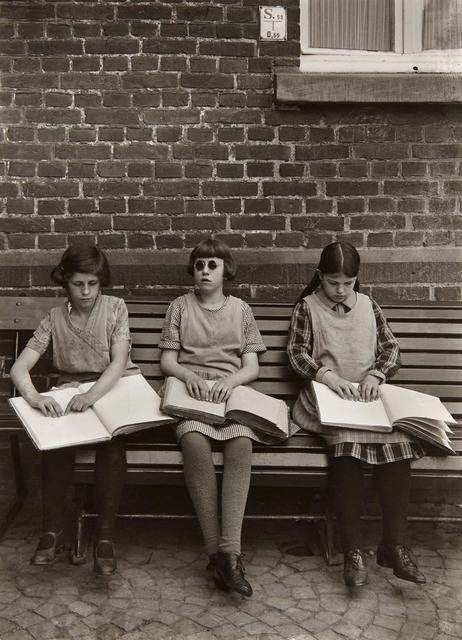 August Sander, ‘Blind Children’, 1930, Photography, Gelatin silver print, Doyle