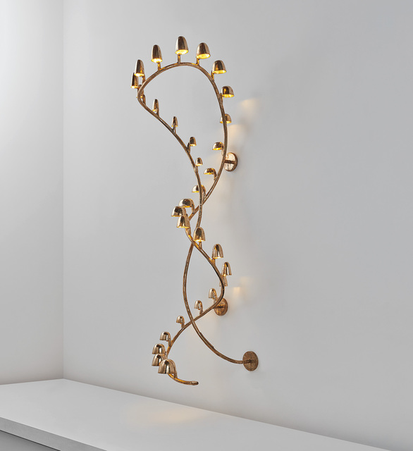 Frederik Molenschot, ‘"CL-2-The Wall" light’, 2012, Design/Decorative Art, Patinated and polished bronze., Phillips