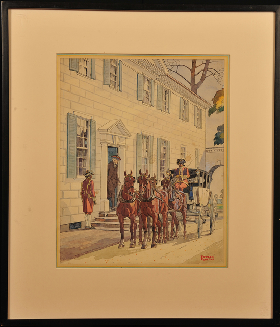 Edward Penfield Washington At Mount Vernon Available For Sale Artsy